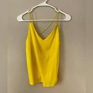 Gaze Yellow Tank Top. Size L
